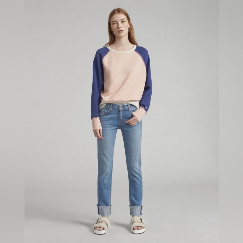 SOLD 🚫 rag & bone Dre mid-rise slim-fit boyfriend jeans